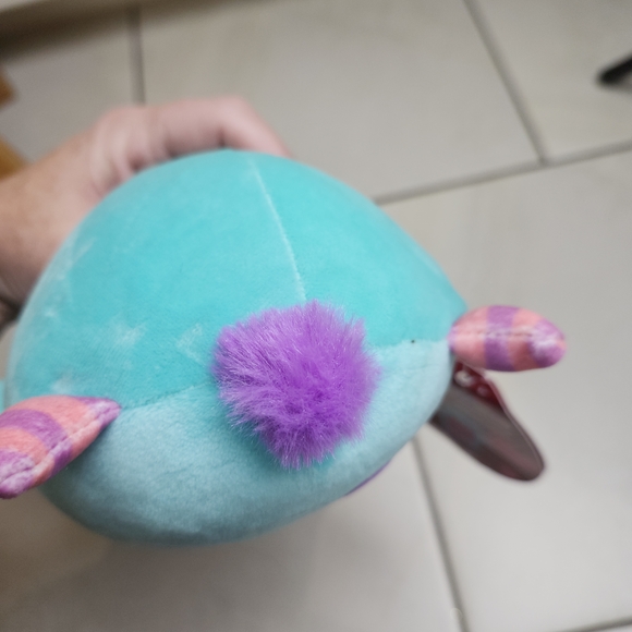 Squishmallows HugMees 10" Leon Valentine Monster Plush 2023 NWT - Picture 8 of 14